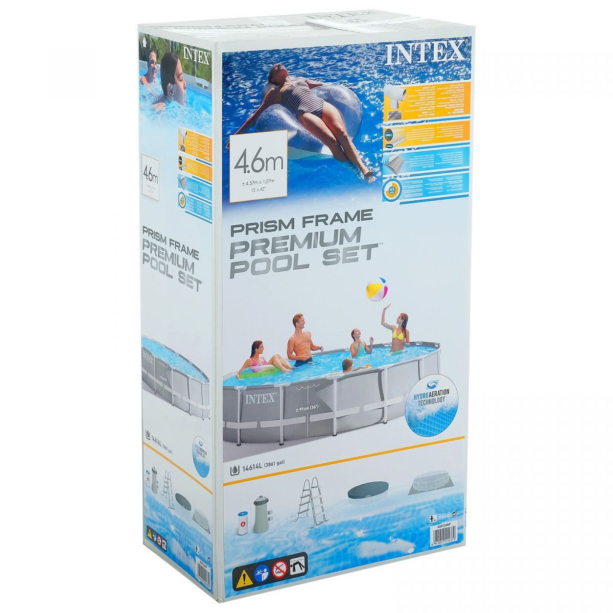 Бассейн каркасный круглый 457х107 см с аксессуарами INTEX 26724NP Бассейн каркасный круглый 457х107 см с аксессуарами INTEX 26724NP