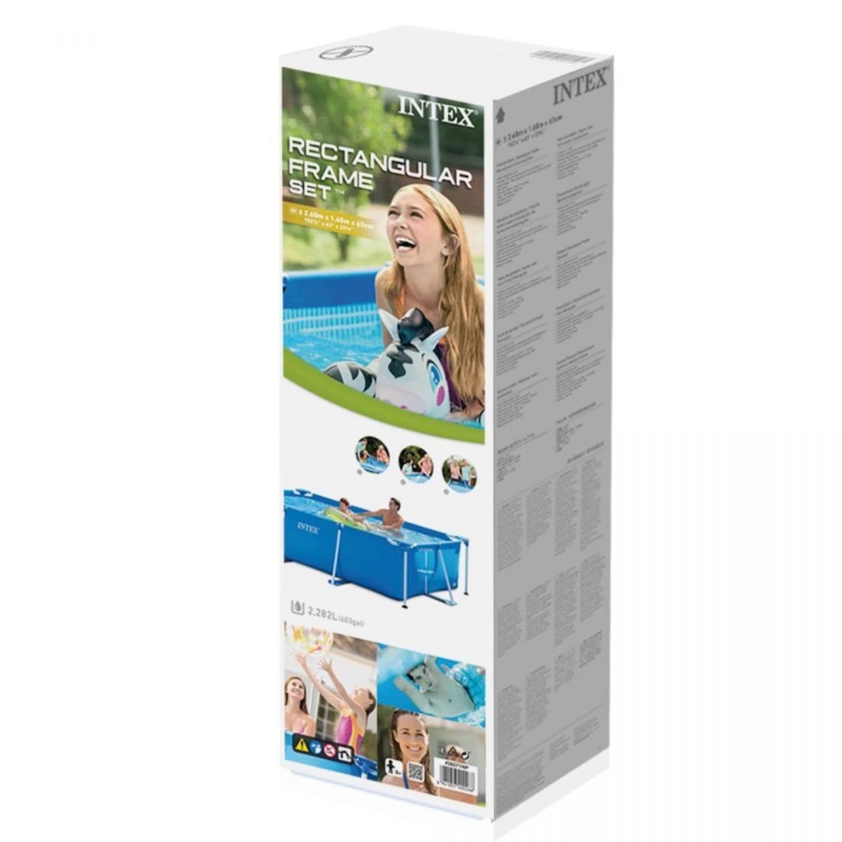 Бассейн каркасный 260x160x65 см без фильтра-насоса, INTEX 28271NP Бассейн каркасный 260x160x65 см без фильтра-насоса, INTEX 28271NP